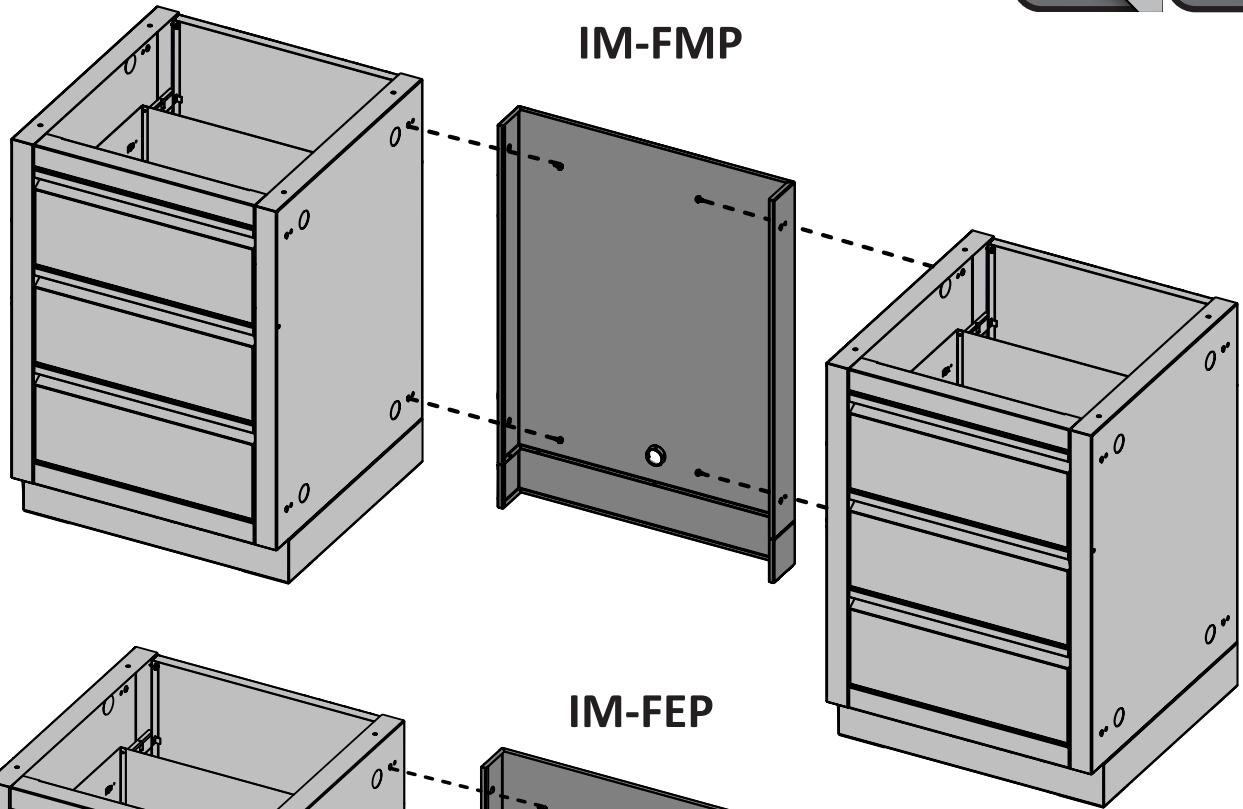NAPOLEON GRILLS BIPRO 500 - IM-FMP/FEP PANNEAU D'ATTACHE DE REFRIGERATEUR - 4