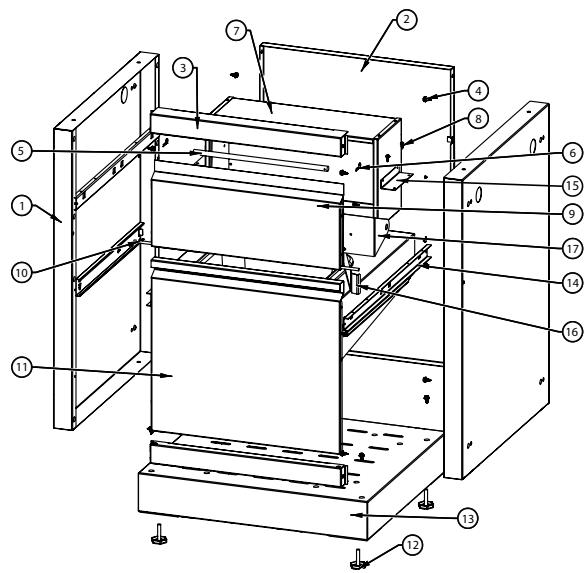 NAPOLEON GRILLS BIPRO 500 - PORTE INVERSE - 16