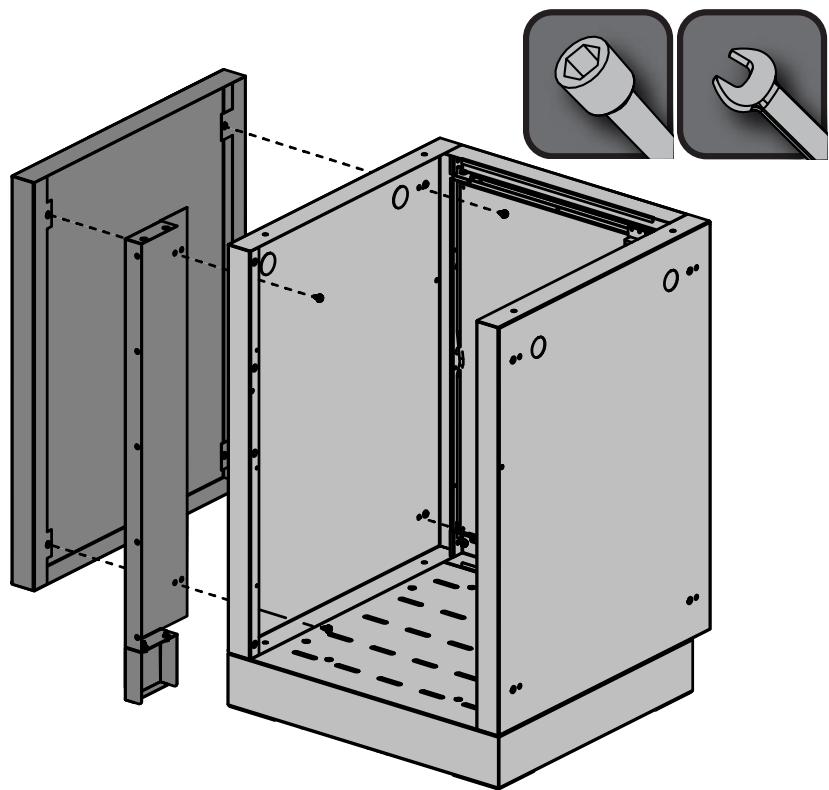 NAPOLEON GRILLS BIPRO 500 - IM-CEP / IM-WSF CABINET END PANEL KIT - 3