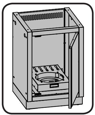 NAPOLEON GRILLS MODULE TROIS TIROIRS - CABINET POUR RÉSERVOIR DE PROPANE IM-UTC - 1