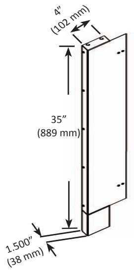 NAPOLEON GRILLS MODULE TROIS TIROIRS - IM-WSF WALL SPACER - 2