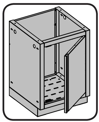 NAPOLEON GRILLS MODULE RANGEMENT NAPOLEON POUR CUISINE EXTéRIEURE - IM-UTC PROPANE TANK CABINET - 3
