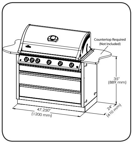 NAPOLEON GRILLS MODULE POUR éVIER - IM-UGC730 730 UNDER GRILL CABINET - 2