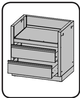 NAPOLEON GRILLS MODULE POUR éVIER - Cabinet pour GRIL 500 IM-UGC500 - 1