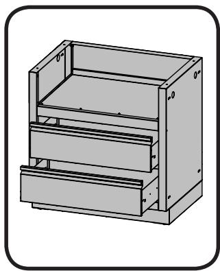 NAPOLEON GRILLS MODULE POUR éVIER - Cabinet pour GRIL 485 IM-UGC485 - 1