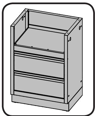 NAPOLEON GRILLS MODULE POUR éVIER - Cabinet pour GRIL 245/300 IM-UGC300 - 1