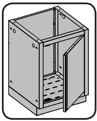 NAPOLEON GRILLS MODULE POUR éVIER - Cabinet pour réservoir de propane IM-UTC - 3