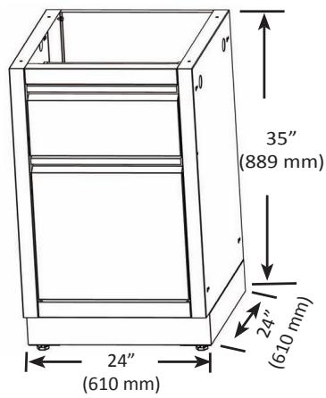 NAPOLEON GRILLS MODULE POUR éVIER - TIROIR À déchets et porte essuie-tout im-wdc - 2