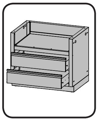 NAPOLEON GRILLS MODULE POUR éVIER - IM-UGC730 730 UNDER GRILL CABINET - 1