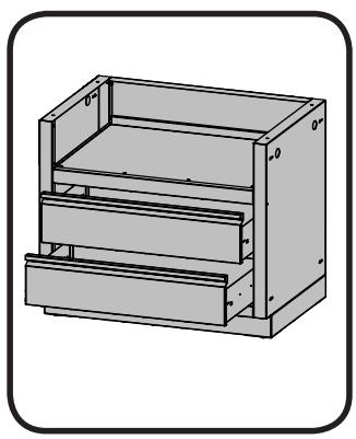 NAPOLEON GRILLS MODULE POUR éVIER - IM-UGC665 665 UNDER GRILL CABINET - 1