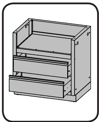 NAPOLEON GRILLS MODULE POUR éVIER - Cabinet pour GRIL 500 IM-UGC500 - 3
