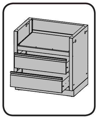 NAPOLEON GRILLS MODULE POUR éVIER - IM-UGC500 500 UNDER GRILL CABINET - 3