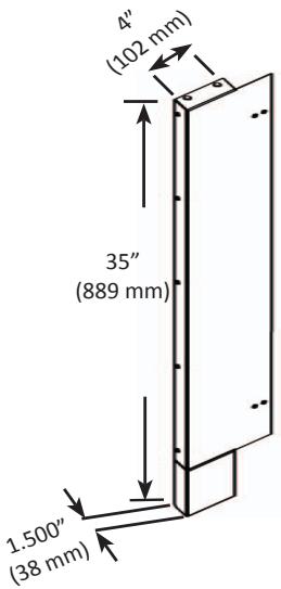 NAPOLEON GRILLS MODULE POUR éVIER - Espaceur MURAL IM-WSF - 2