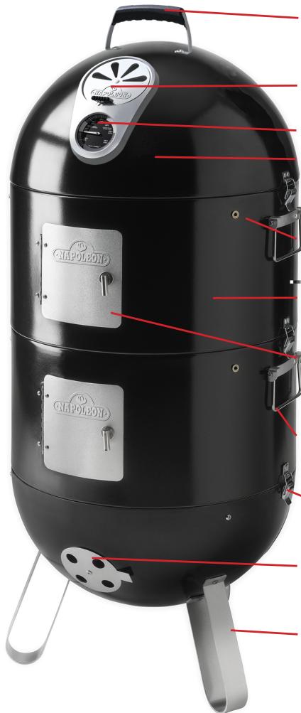 NAPOLEON GRILLS PLAQUE DE FINITION - Caracteristiques du grill APOLLO - 1