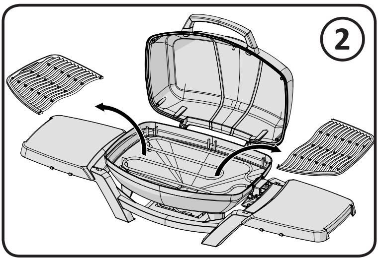 NAPOLEON GRILLS TRAVEL Q - PRO285E - Demontage: - 2