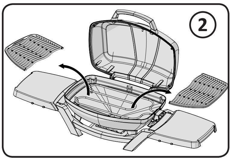 NAPOLEON GRILLS TRAVEL Q - PRO285E - Demontage: - 2