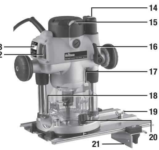 TRITON MOF 001 - 1400 W - Operating and Safety Instructions - 4