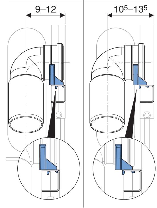 GEBERIT LAïTA ESSENTIEL AQUACLEAN - Cotes de montage - 91