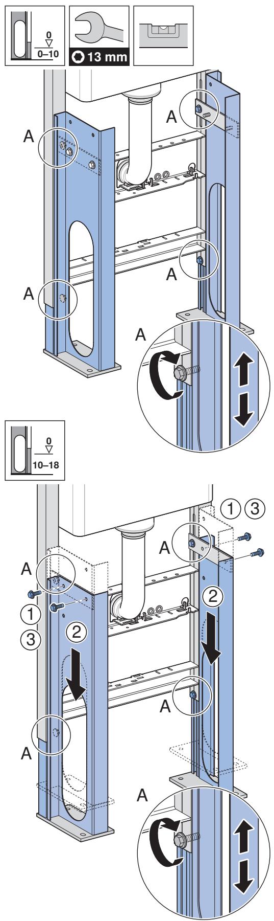 GEBERIT LAïTA ESSENTIEL AQUACLEAN - Cotes de montage - 5