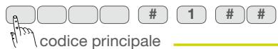 DIAGRAL DIAG30BPX - Riportate la centrale in modo uso digitando: - 1