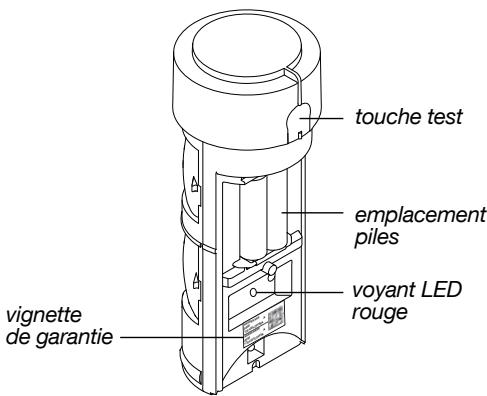 DIAGRAL DIAG30BPX - Composition du détecteur de mouvement extérieur à prise d'images - 6