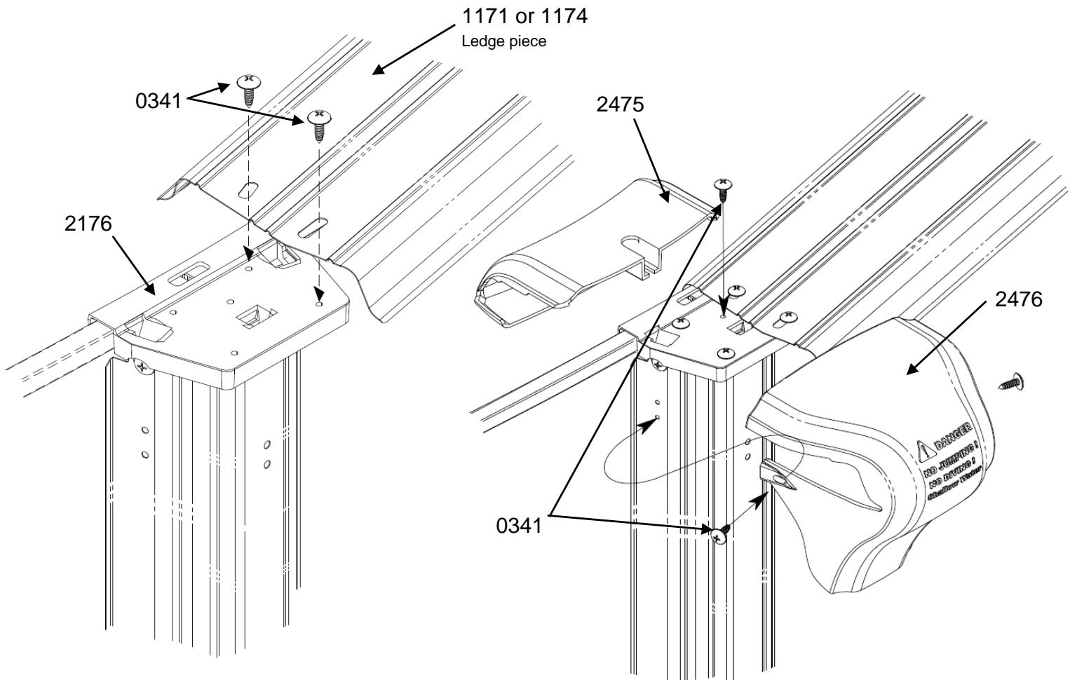 TRIGANO OSMOSE N°880114 - 11.Installation of the ledge pieces and covering plates - 1