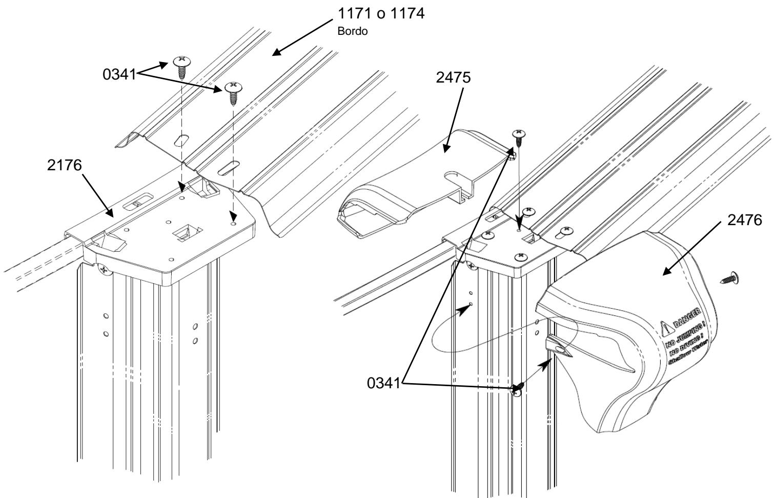 TRIGANO OSMOSE N°880114 DIAM.4.9 M X H.1.32 M - Installazione dei bordi e degli elementi di rivestimento - 1