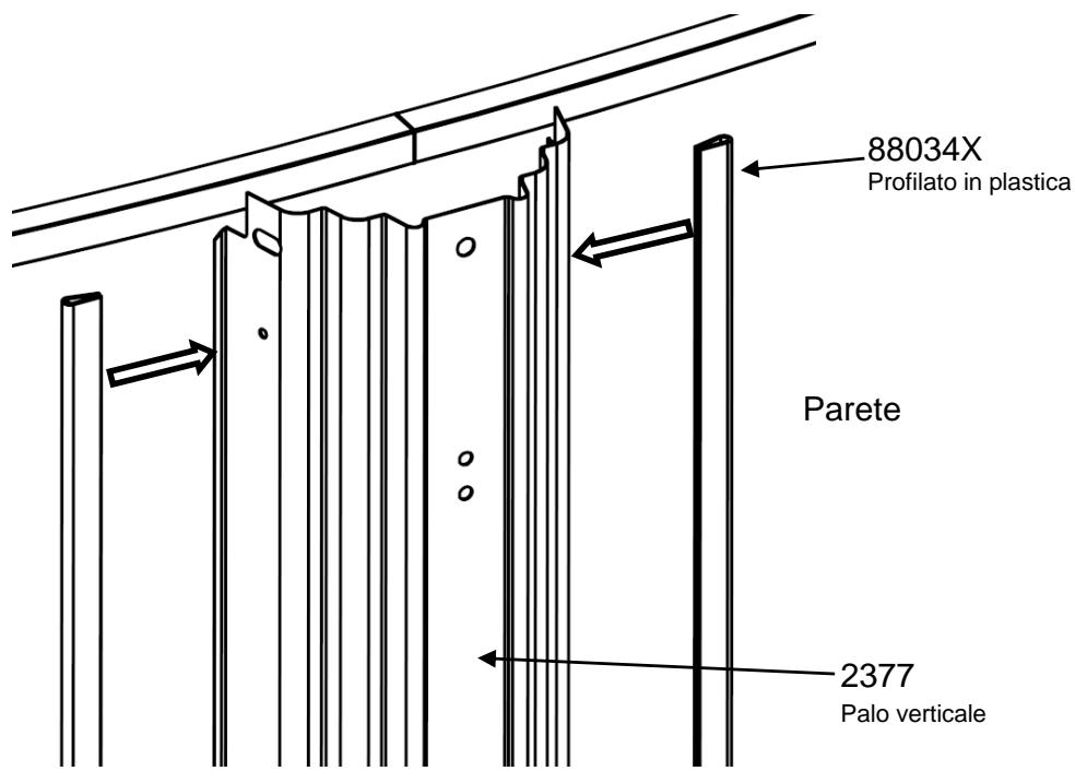 TRIGANO OSMOSE N°880114 DIAM.4.9 M X H.1.32 M - Montaggio dei profilati in plastica sui pali - 1