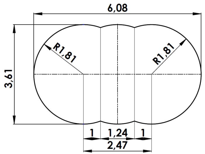 TRIGANO OSMOSE, OVALE N°880115 DIAM.5,20 X 3,95M X H.132CM - Munissez-vous : - 2