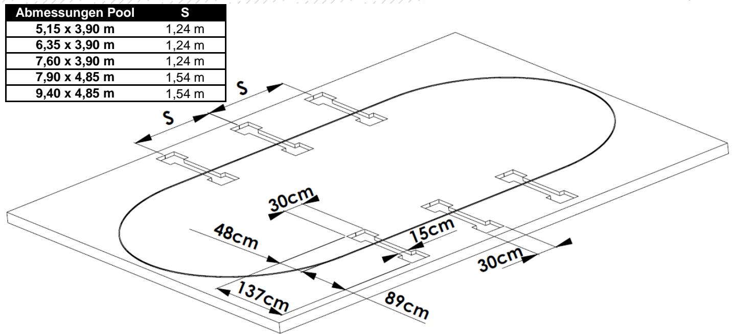 TRIGANO OSMOSE, OVALE N°880115 DIAM.5,20 X 3,95M X H.132CM - Ohne Betonplatte - 2