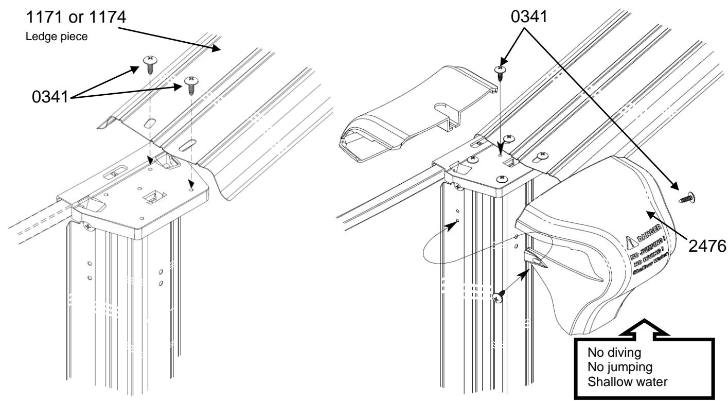 TRIGANO OSMOSE, OVALE N°880115 DIAM.5,20 X 3,95M X H.132CM - 15.Installation of the ledge pieces and covering plates - 1