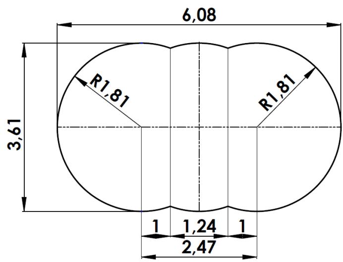 TRIGANO OSMOSE, OVALE N°880115 DIAM.5,20 X 3,95M X H.132CM - Prepare the following: - 2