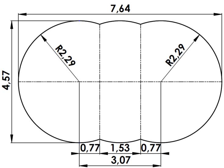 TRIGANO OSMOSE, OVALE N°880115 DIAM.5,20 X 3,95M X H.132CM - Sie brauchen: - 4
