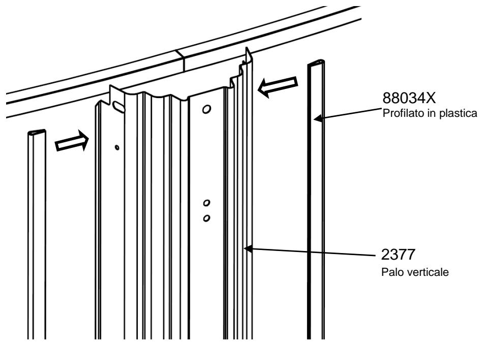 TRIGANO OSMOSE, OVALE N°880115 DIAM.5,20 X 3,95M X H.132CM - Montaggio dei profilati in plastica sui pali - 1