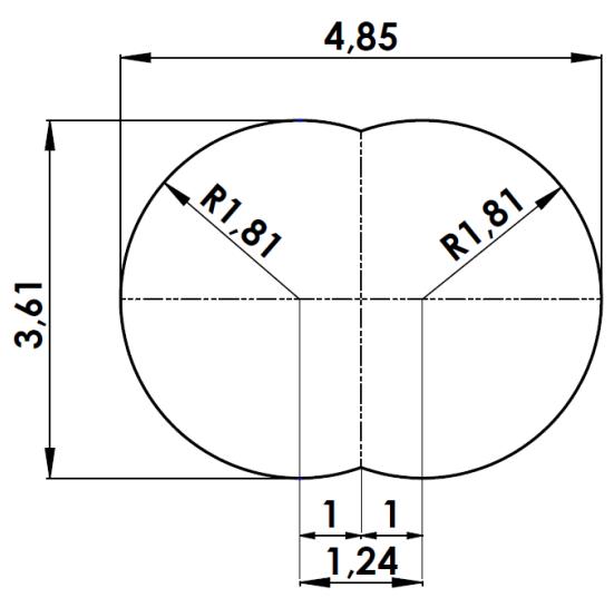 TRIGANO OSMOSE, OVALE N°880115 DIAM.5,20 X 3,95M X H.132CM - Procuratevi quanto segue: - 1