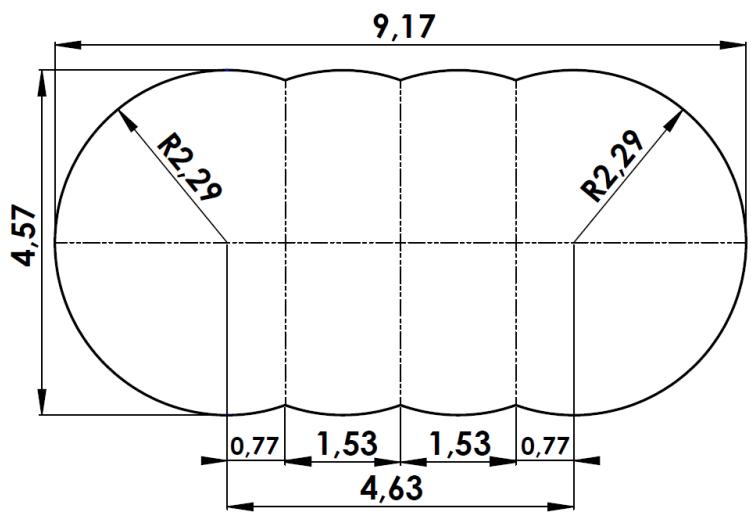 TRIGANO OSMOSE, OVALE N°880115 DIAM.5,20 X 3,95M X H.132CM - Zorg ervoor dat u beschikt over: - 5