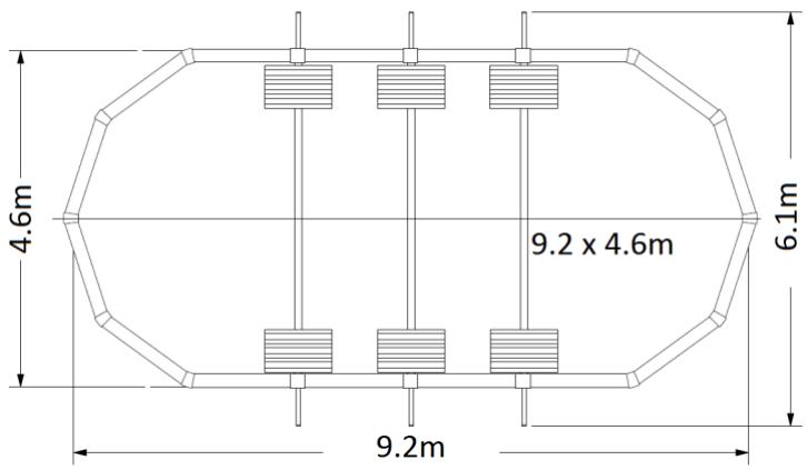 TRIGANO OSMOSE, OVALE N°880115 DIAM.5,20 X 3,95M X H.132CM - Ingombro delle piscine ovali - 5