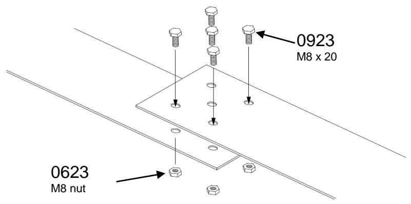 TRIGANO OSMOSE, OVALE N°880115 DIAM.5,20 X 3,95M X H.132CM - Assembling the straps - 2