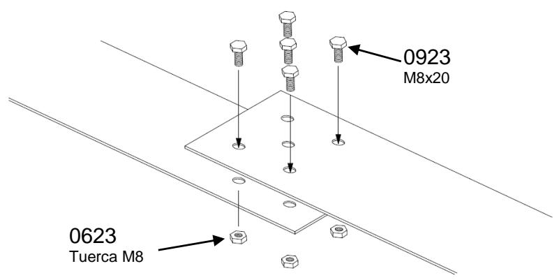 TRIGANO OSMOSE, OVALE N°880115 DIAM.5,20 X 3,95M X H.132CM - Montaje de las correas - 2
