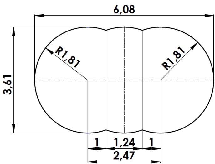TRIGANO OSMOSE, OVALE N°880115 DIAM.5,20 X 3,95M X H.132CM - Zorg ervoor dat u beschikt over: - 2
