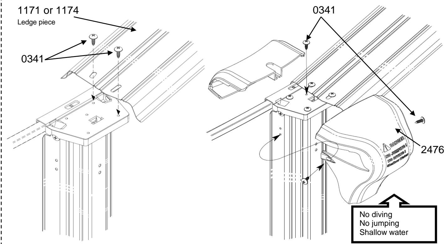 TRIGANO OSMOSE N°880115 - Installation of the ledge pieces and covering plates - 1
