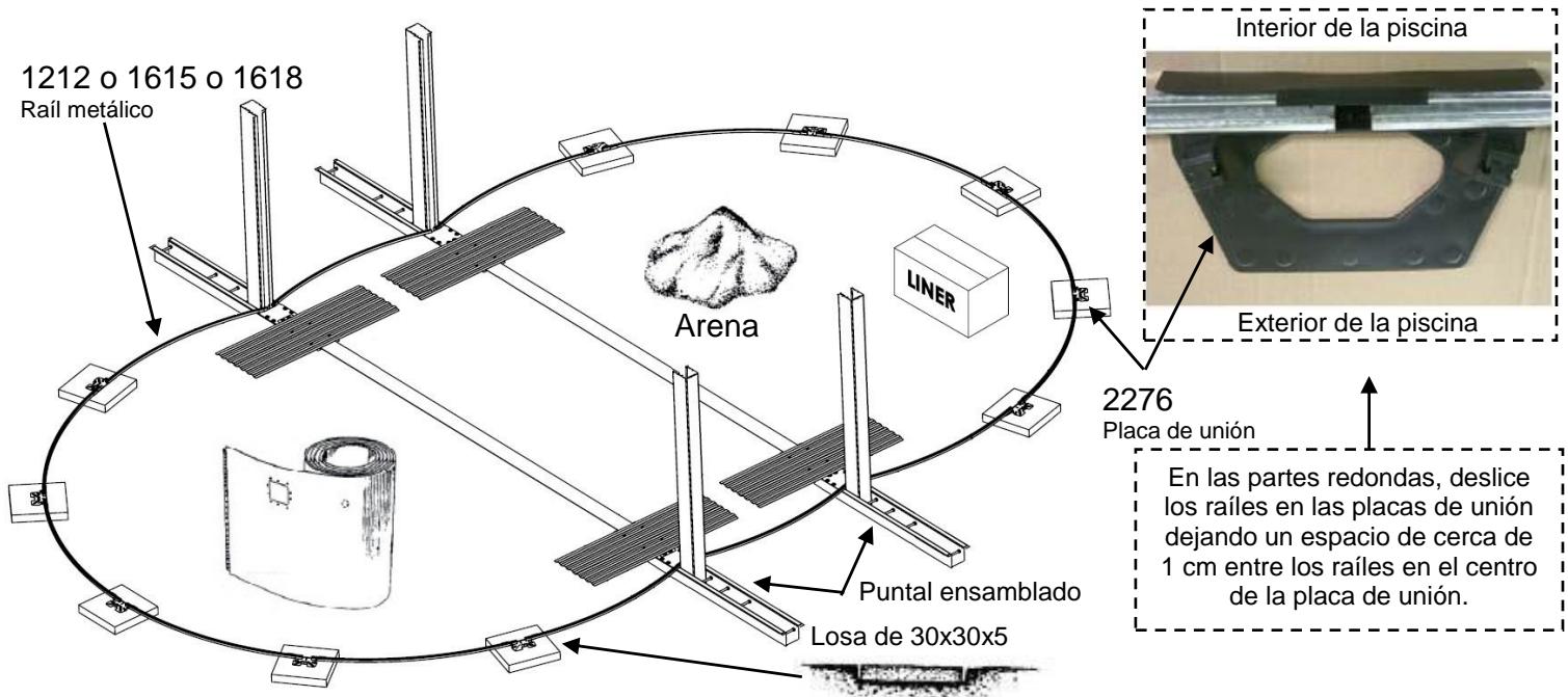 TRIGANO OSMOSE N°880115 - Montaje de los raíles inferiores - 1