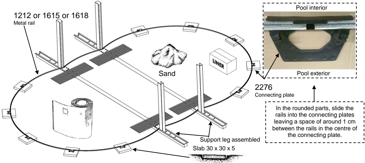 TRIGANO OSMOSE N°880115 - Assembling the bottom rails - 1