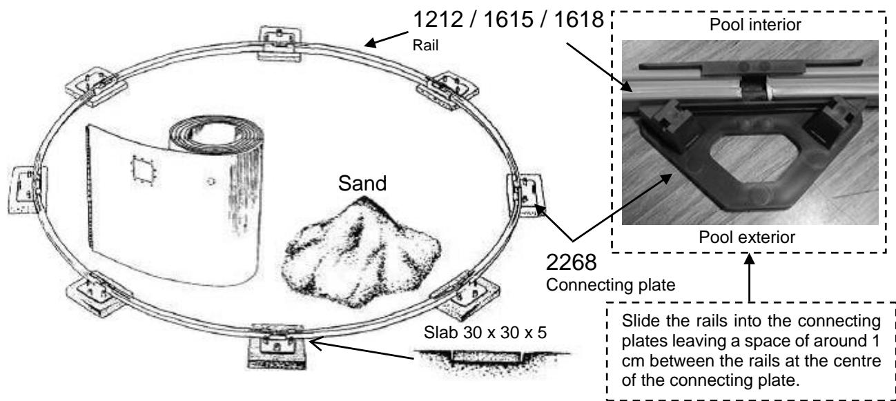 TRIGANO SAPHIR N°880109 - Assembling the bottom rails - 1