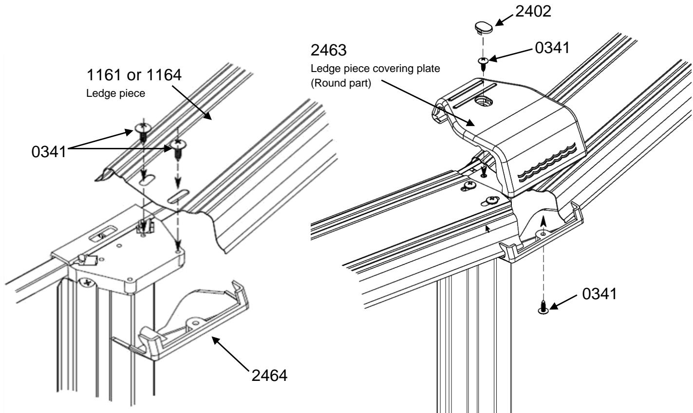 TRIGANO SAPHIR N°880109 - 11.Installation of the ledge pieces and covering plates - 1