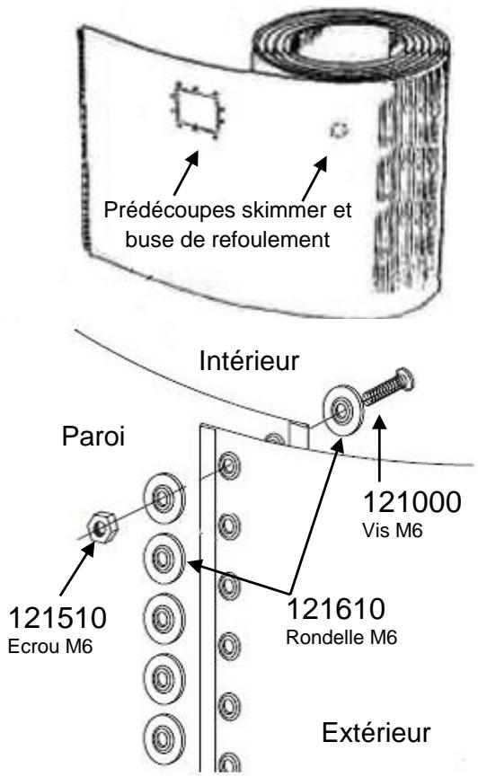TRIGANO SAPHIR N°880109 - Installation de la paroi - 1