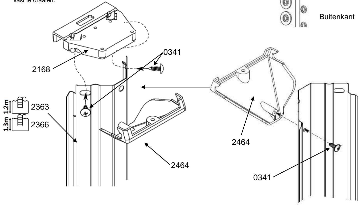 TRIGANO SAPHIR N°880109 - BELANGRIJK: Vergroot de stabiliteit en stijfheid van deplaat door provisorisch de bovenste metalen profielen en de verticale palen teplaatsen verwijl u vordert. - 3