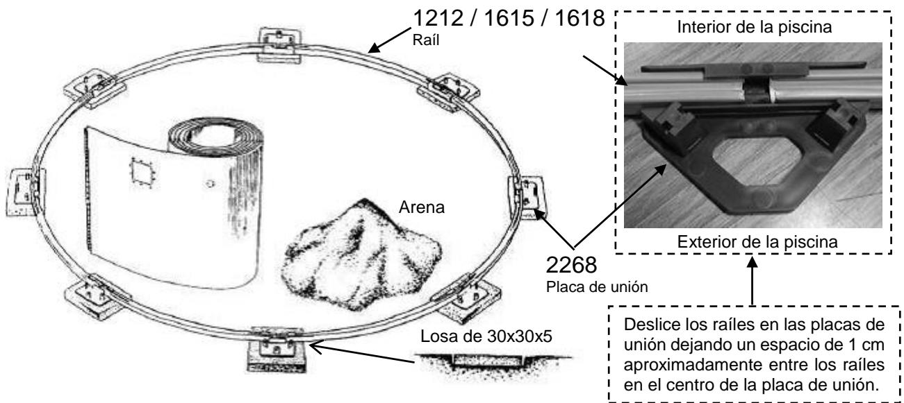TRIGANO SAPHIR N°880109 - Montaje de los raíles inferiores - 1