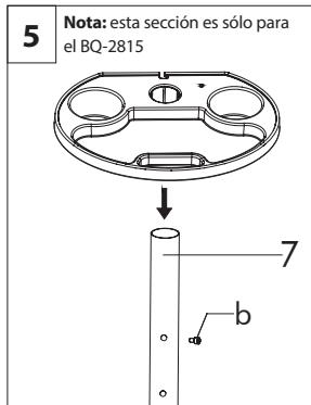 TRISTAR TABLE ET PIED 2200 - OPTIMEO ‐ OAC 250 RE1  OPTIMEO ‐ OAC 250 RE2  OPTIMEO ‐ OAC 300 RE1 - ANTES DE UTILIZAR - 7