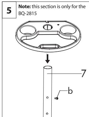 TRISTAR TABLE ET PIED 2200 - OPTIMEO ‐ OAC 250 RE1  OPTIMEO ‐ OAC 250 RE2  OPTIMEO ‐ OAC 300 RE1 - BEFORE USE - 7